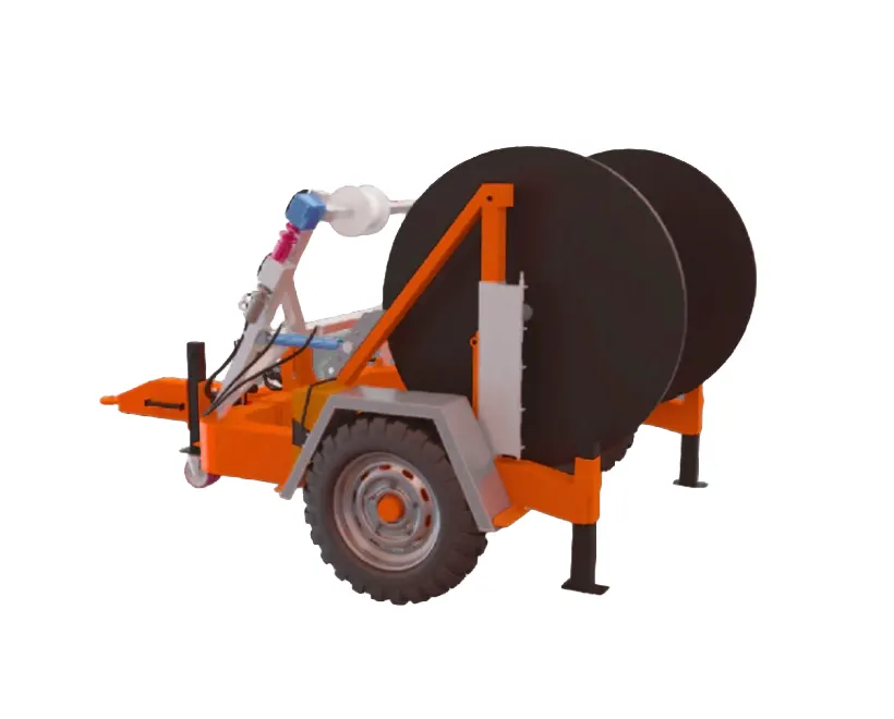 Full Hydraulic Cable Reel Trailer 4 Ton cable reel trailer