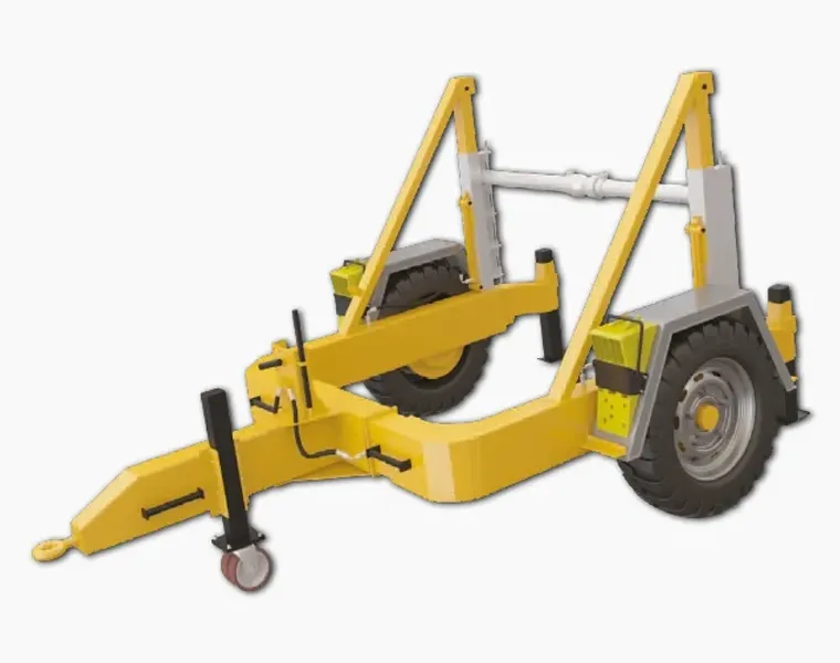 Hydraulic Cable Reel Trailer 4 Ton cable reel trailer