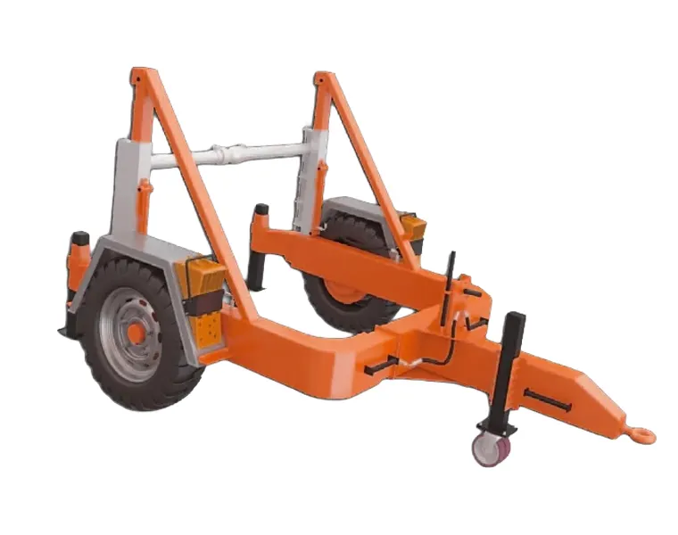 Hydraulic Cable Reel Trailer 7 Ton cable reel trailer